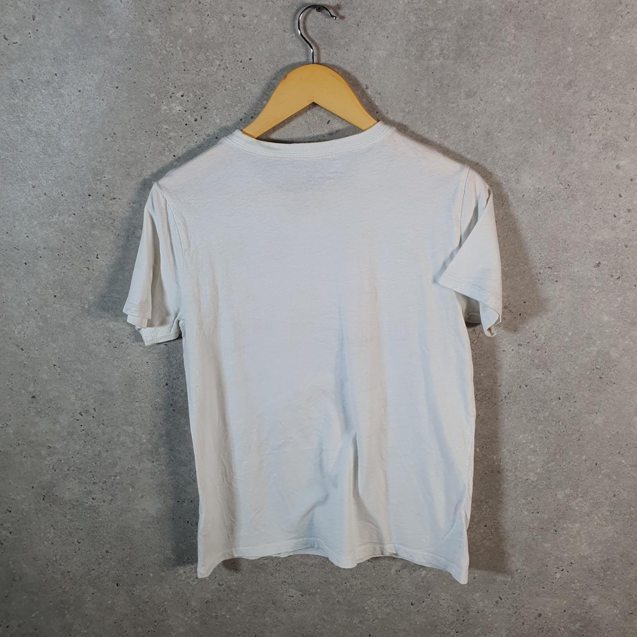 Vintage Tommy Hilfiger T Shirt Womens XL White Logo Embroidered Round Neck