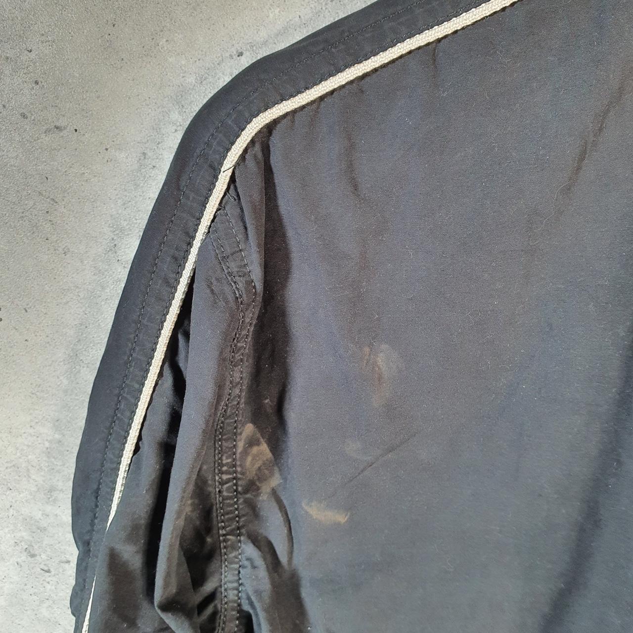 Vintage Ralph Lauren Polo Harrington Bomber Jacket Men’s Medium Black Pony Full Zip Big Fish Vintage