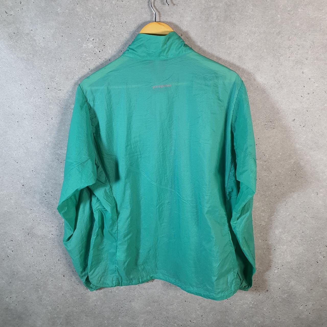 Vintage Patagonia Shell Jacket Womens XL Blue 1/4 Button Lightweight Windbreaker