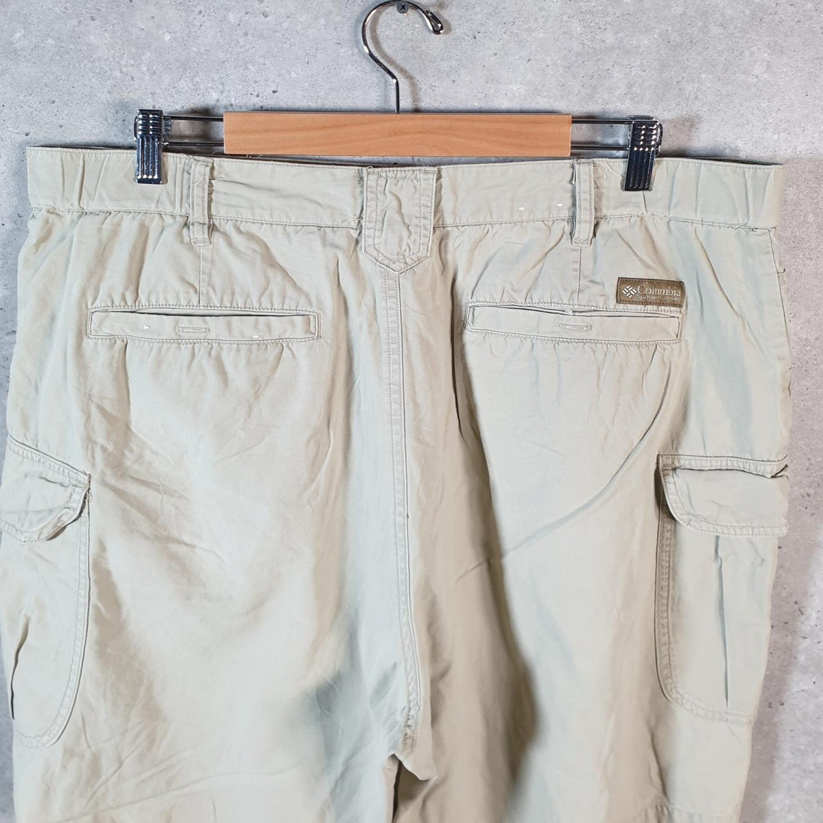 Vintage Columbia Carpenter Shorts Jorts Cargo Men’s W40 Brown Athletic Hiking Baggy