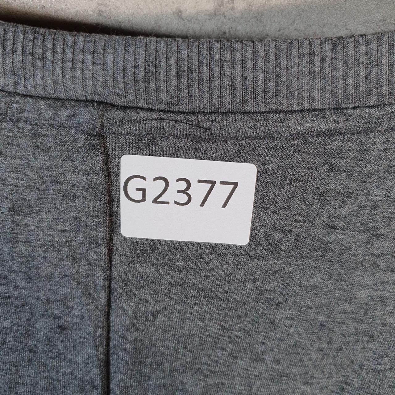 Vintage Reebok Spellout Knit Sweater Womens XL Grey Logo