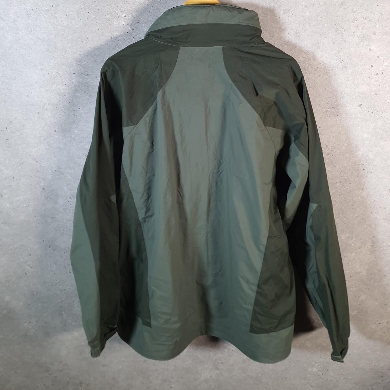 Vintage L.L. Bean Outdoors Nylon Jacket Mens XL Hooded Green Waterproof