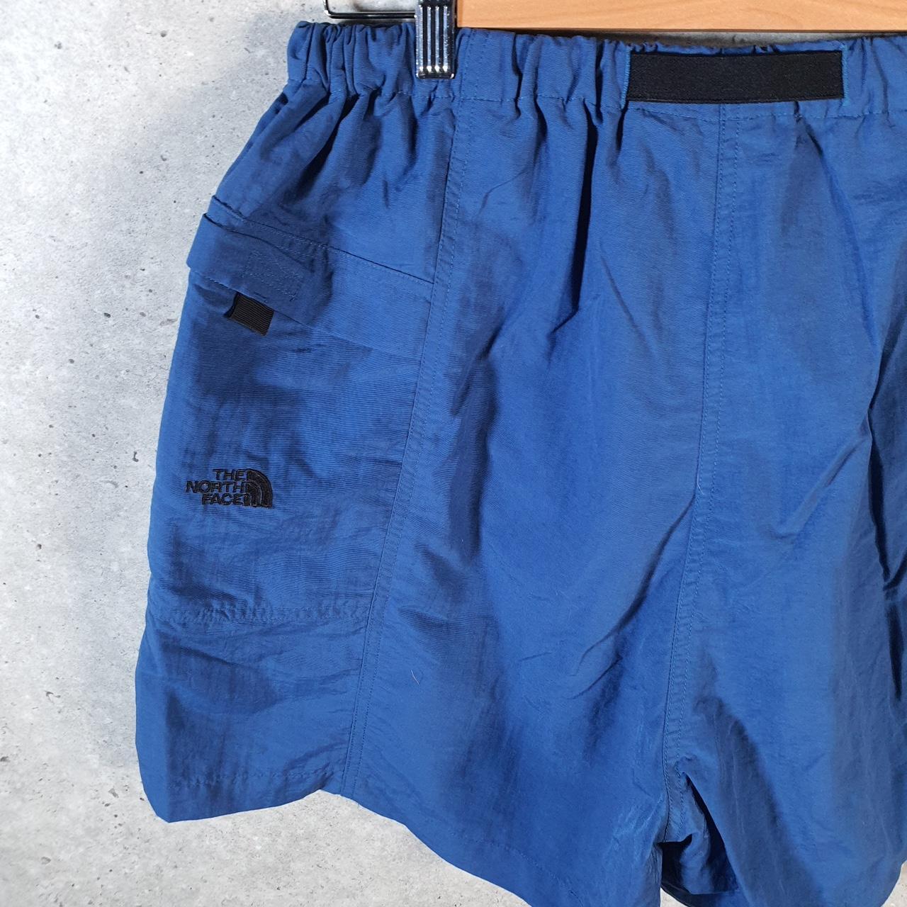 Vintage The North Face TNF Shorts Jorts Chino Cargo Womens XL Blue Baggy Cotton