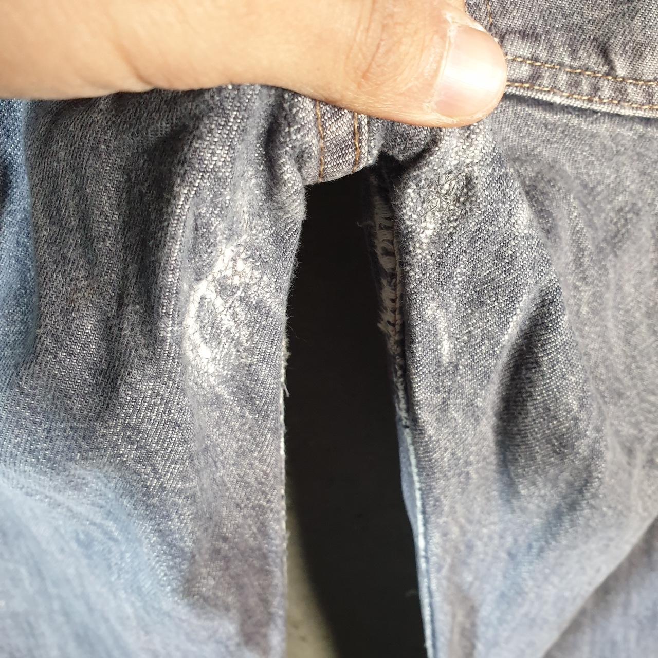 Vintage Levi’s 541 Y2K Embroidered Jeans Mens W28 L32 Grey Hip Hop Pattern Pocket Big Fish Vintage