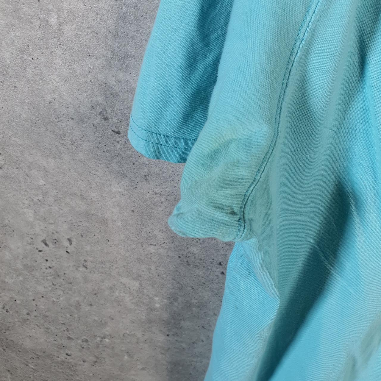 Vintage Caribbean Surf Shop T Shirt Men’s Large Blue Graphic Casual Logo Athletic