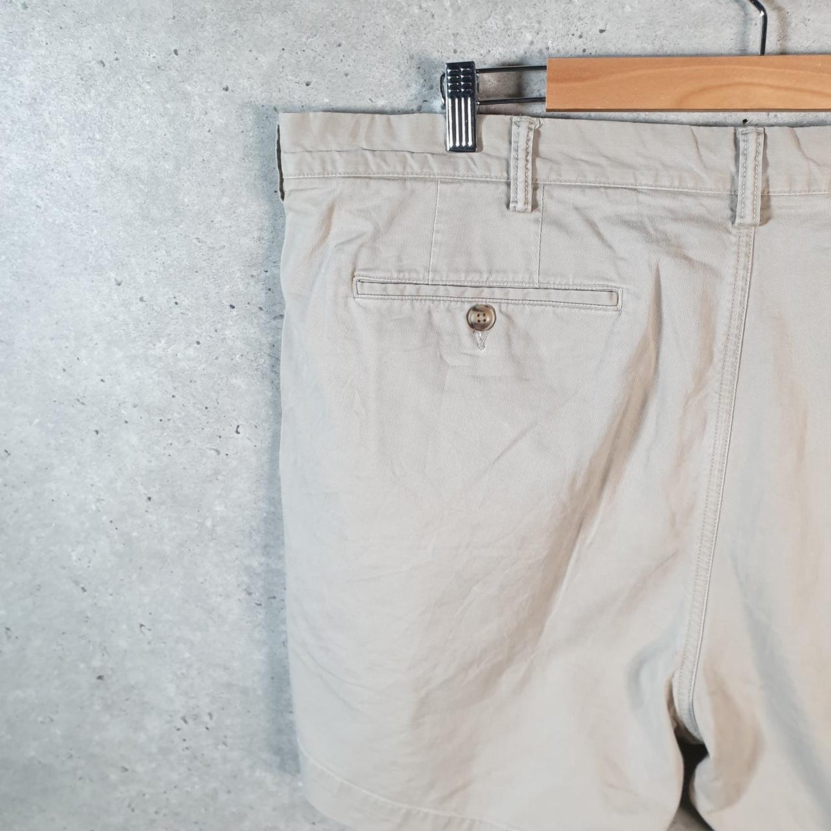 Vintage Ralph Lauren Polo Shorts Jorts Chino Cargo Men’s W40 Brown Baggy Cotton