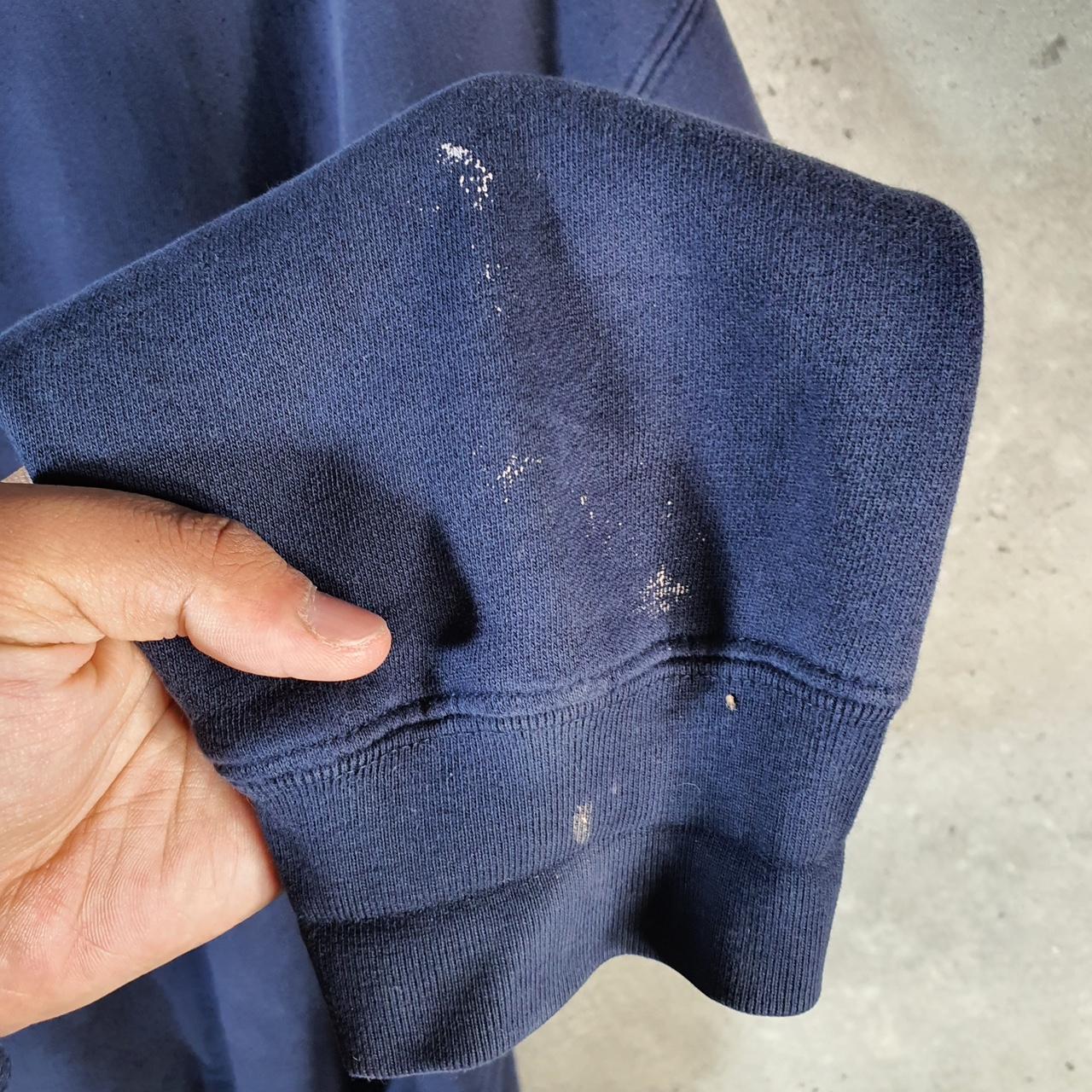 Vintage Ralph Lauren Polo Sweatshirt Men’s XL Navy Blue Boxy Baggy Cotton Pullover Pony