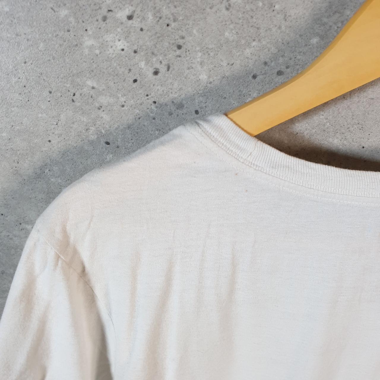 Vintage Nike Air Spellout T Shirt Mens Small White Logo Swoosh Athletic