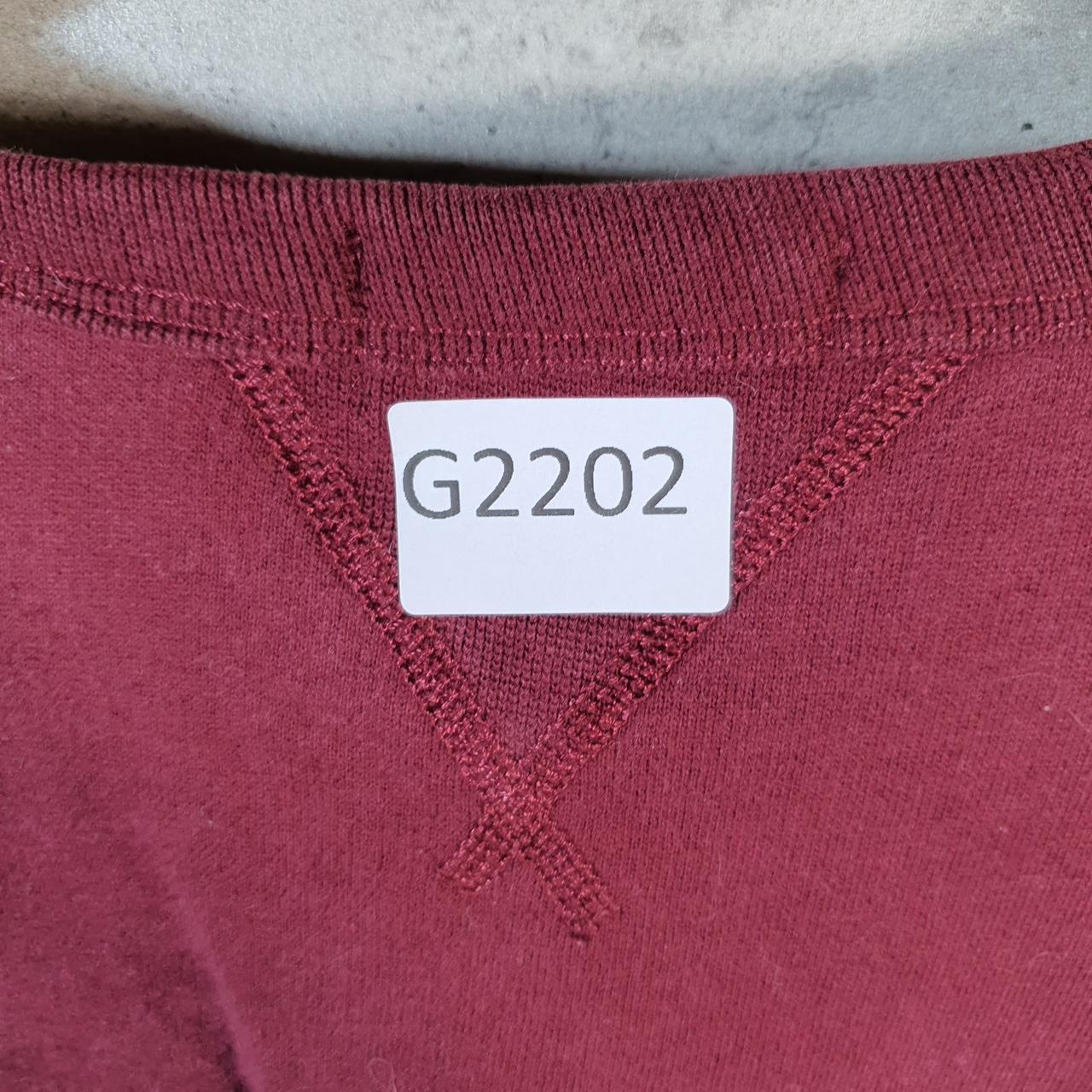 Vintage Ralph Lauren Polo Sweatshirt Men’s Medium Burgundy Red Boxy Baggy Pullover Pony