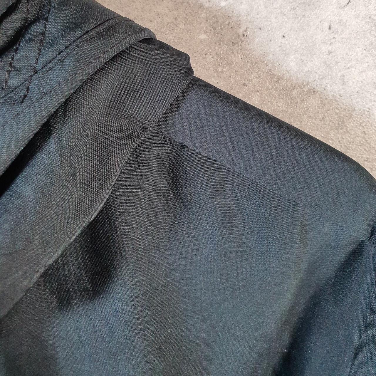 Vintage Nike Windbreaker Track Jacket Mens Large Black USA Swoosh 1/4 Zip USA