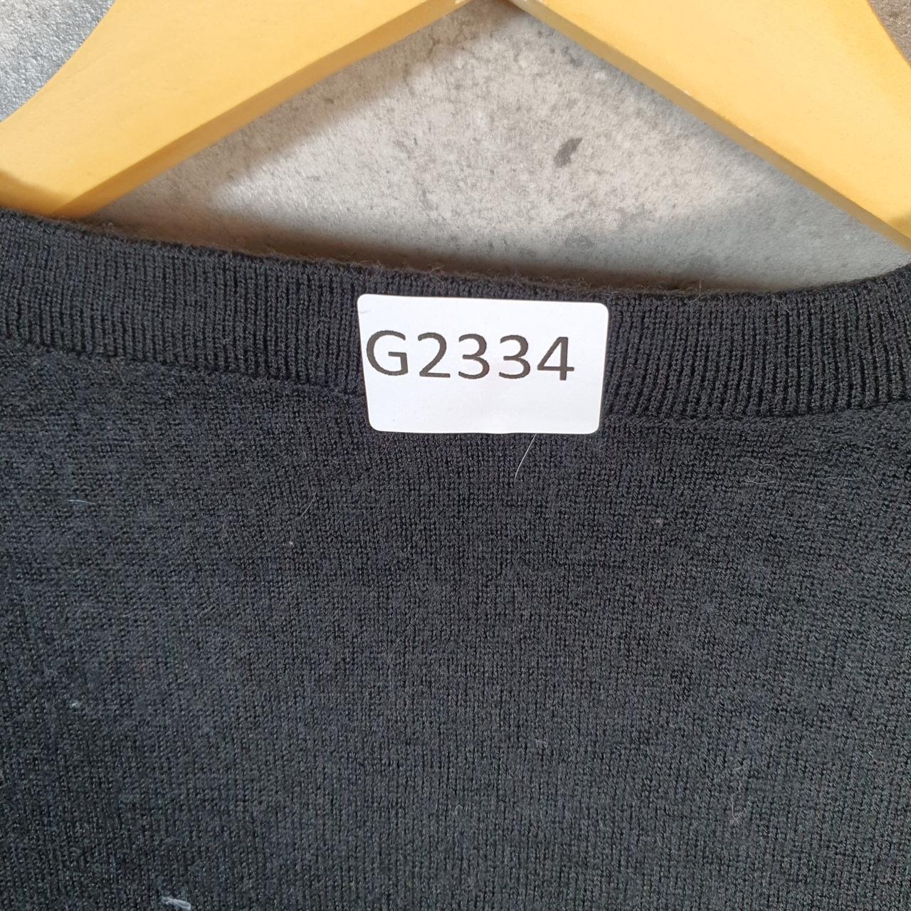 Vintage Mulliez Flory Knit Sweater Men’s XL Black Y2K Pullover Casual