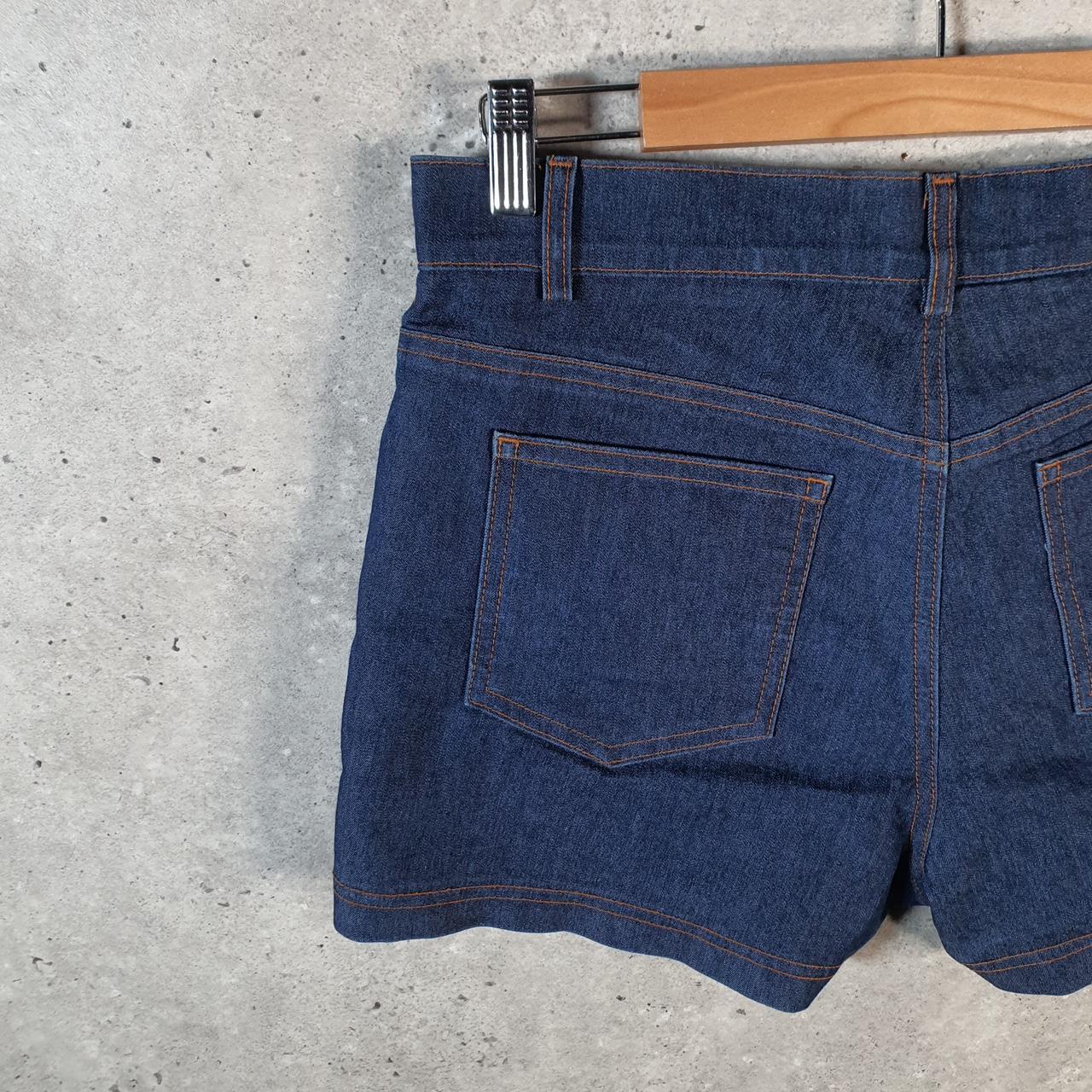 Vintage Guess Baggy Shorts Jorts Cargo Mens W31 Blue Denim Relaxed Fit Cargo