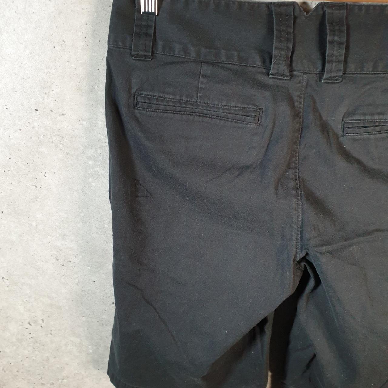Vintage The North Face TNF Shorts Jorts Chino Cargo Womens UK14 Black Baggy Cotton