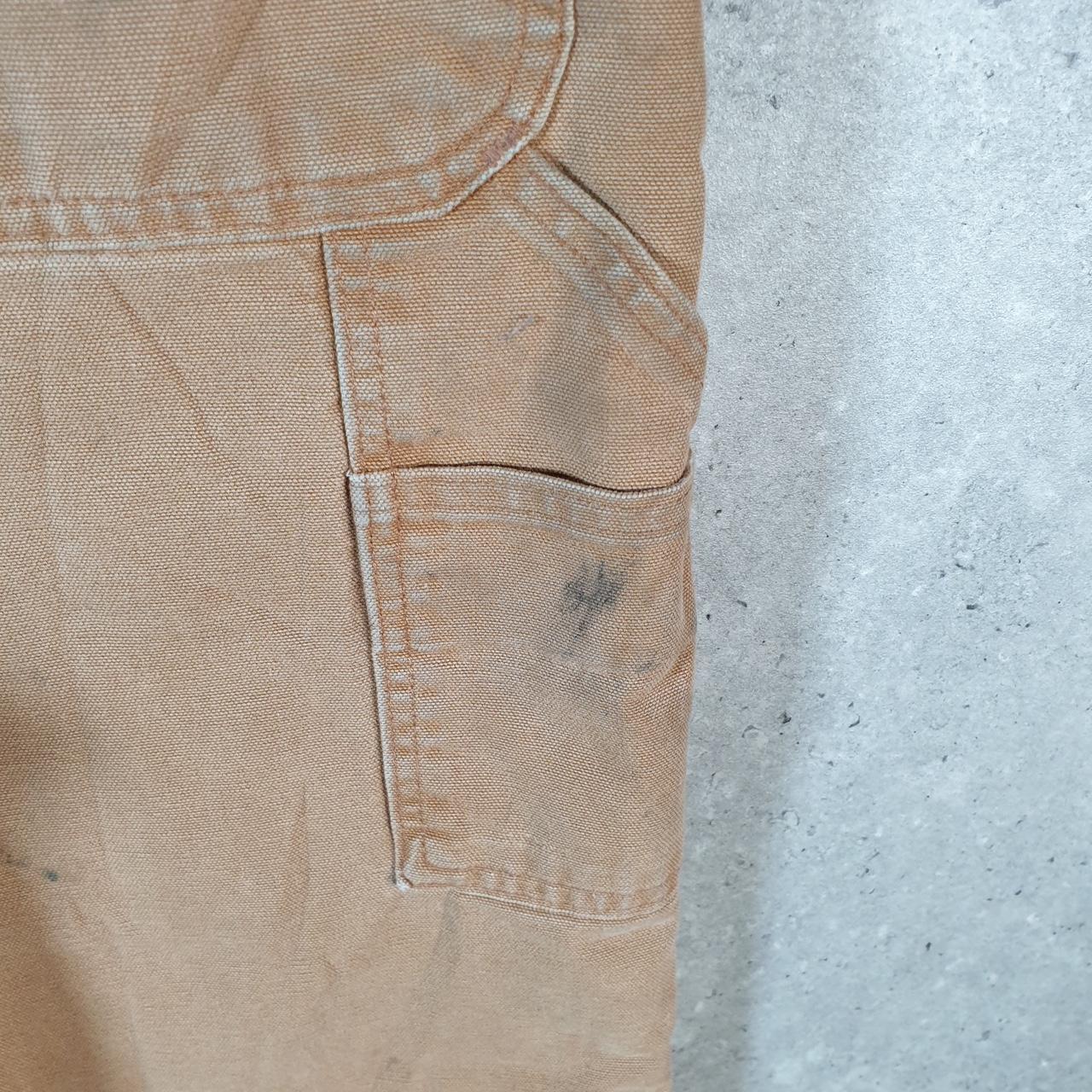 Vintage Carhartt Carpenter Trousers Mens W40 L30 Brown Dungaree Fit Workwear USA