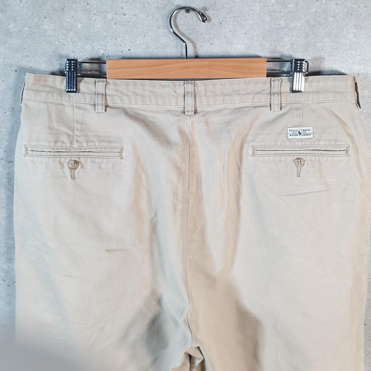 Vintage Ralph Lauren Polo Shorts Jorts Chino Cargo Men’s W38 Brown Baggy Cotton