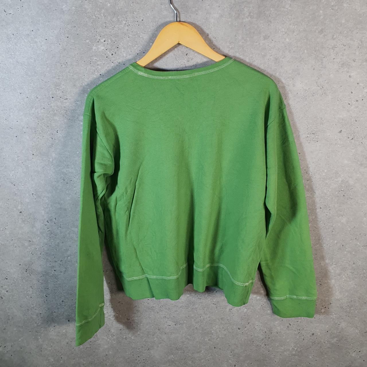 Vintage Ralph Lauren Polo Sweatshirt Womens Large Green Pullover Pony