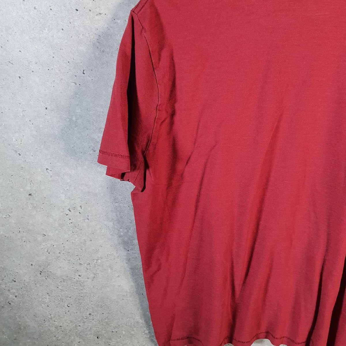 Vintage Gap T Shirt Men’s Large Burgundy Red Regular Fit Casual Blank