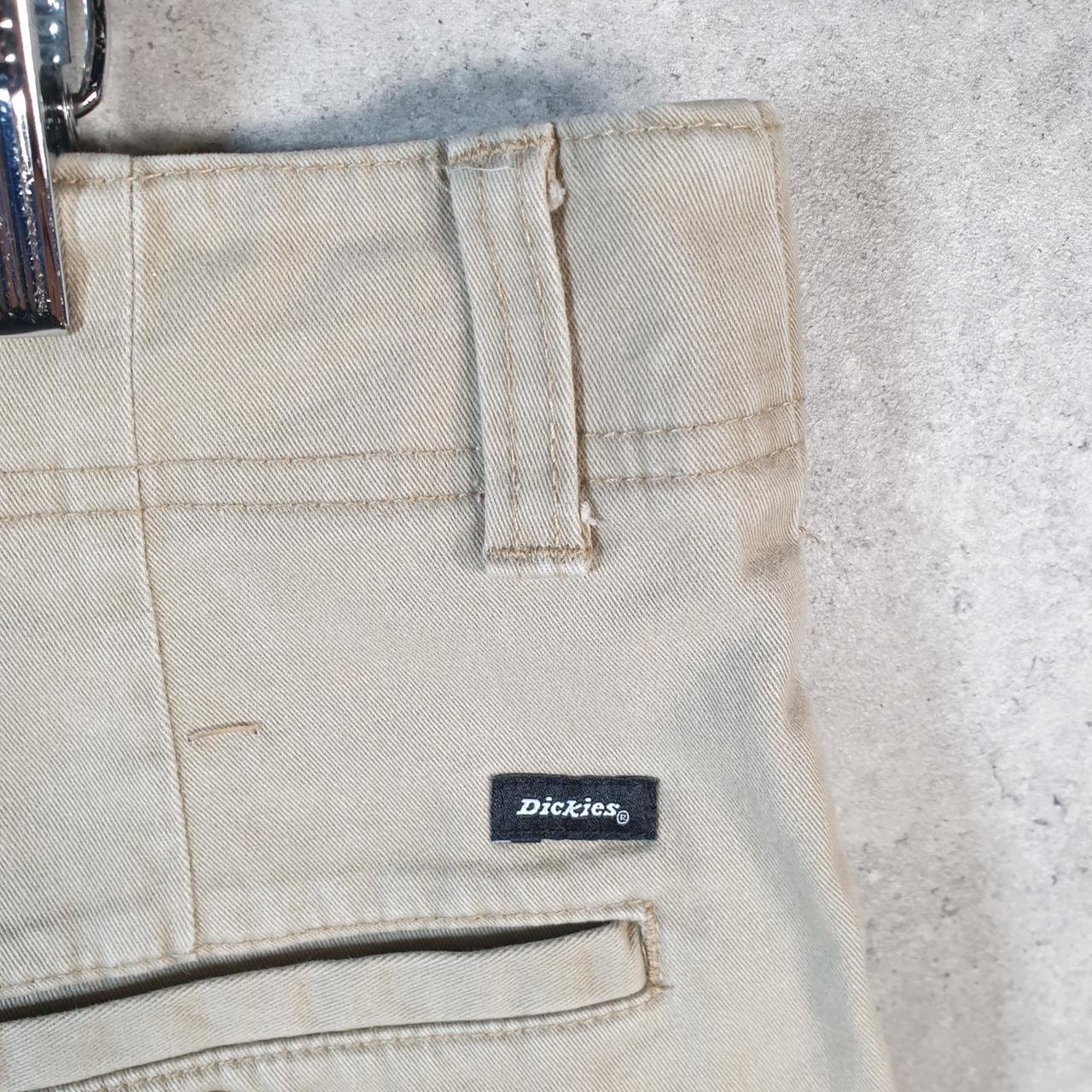 Vintage Dickies Flex Baggy Chino Shorts Jorts Cargo Mens W40 Brown Relaxed Fit