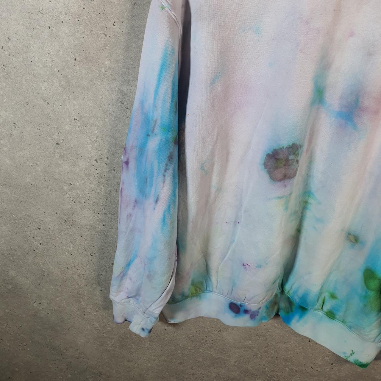 Vintage Nike Club Tie Dye Sweatshirt Men’s Large Swoosh Y2K Pullover Logo