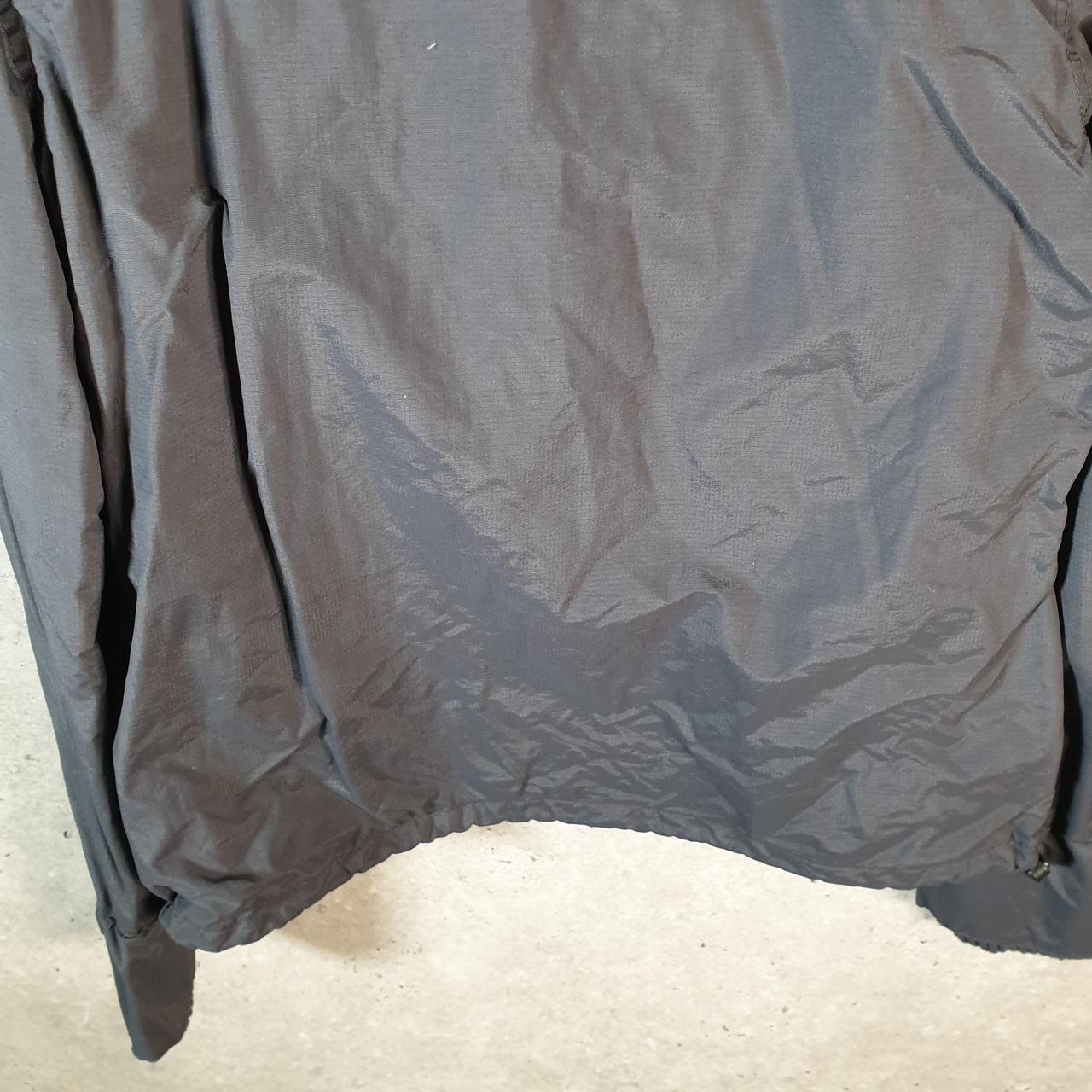 Superdry Windcheater Fleece Lined Jacket Womens XL Black Zips Pockets Utility