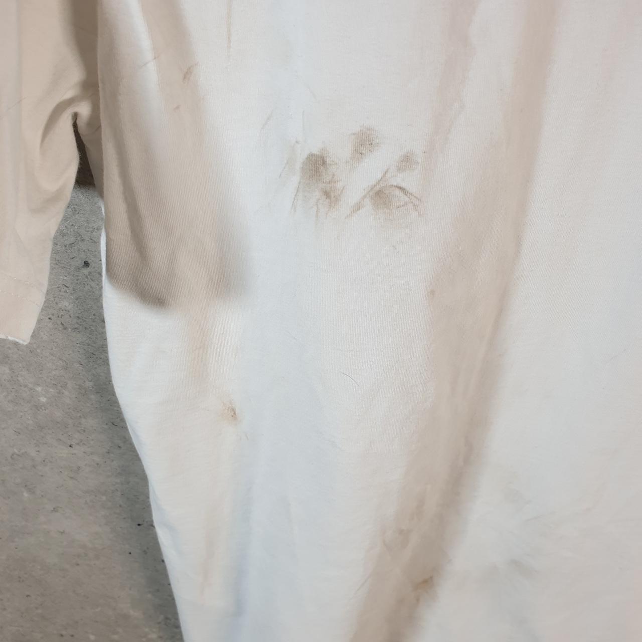 Vintage Levis Spellout T Shirt Shirt Men’s Small White Logo Athletic Casual