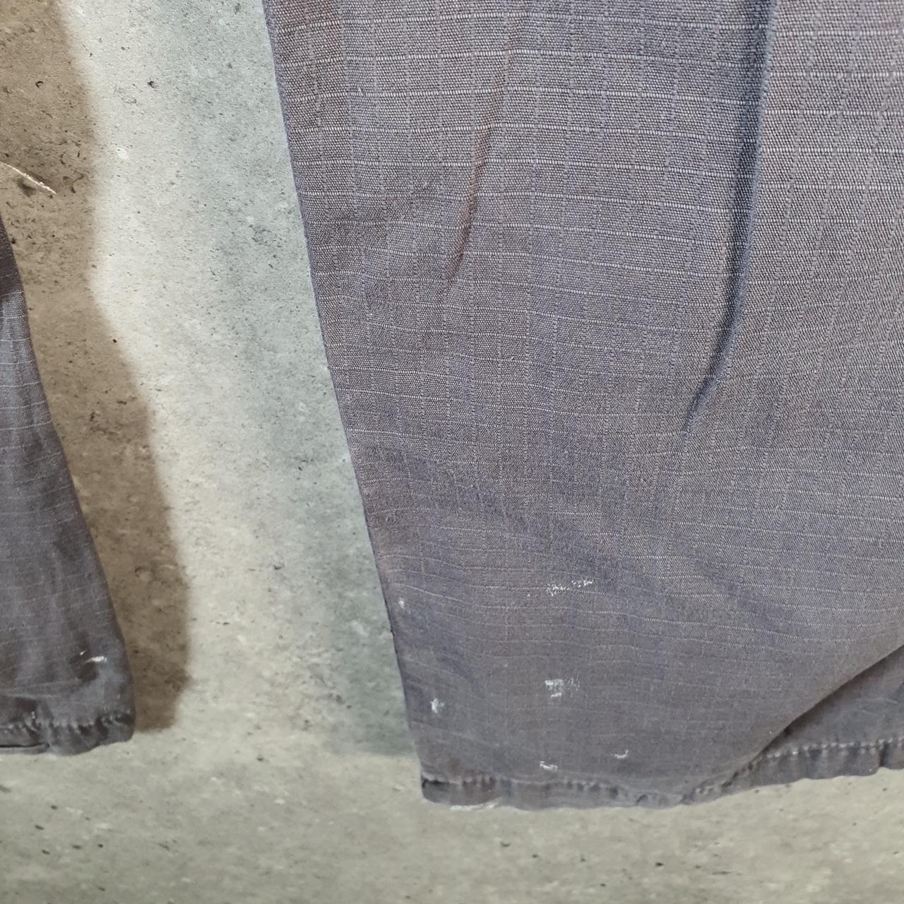 Vintage Carhartt Carpenter Trousers Mens W38 L30 Grey Relaxed Fit Workwear Thrashed