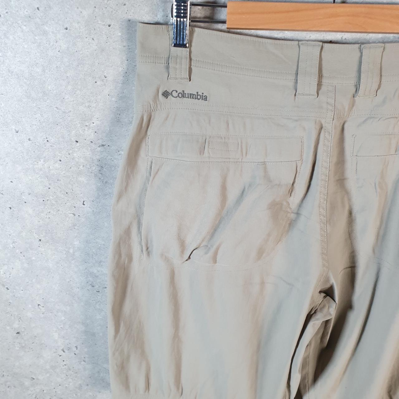 Vintage Columbia Omni Shield Shorts Jorts Cargo Men’s W34 Brown Athletic Hiking Baggy