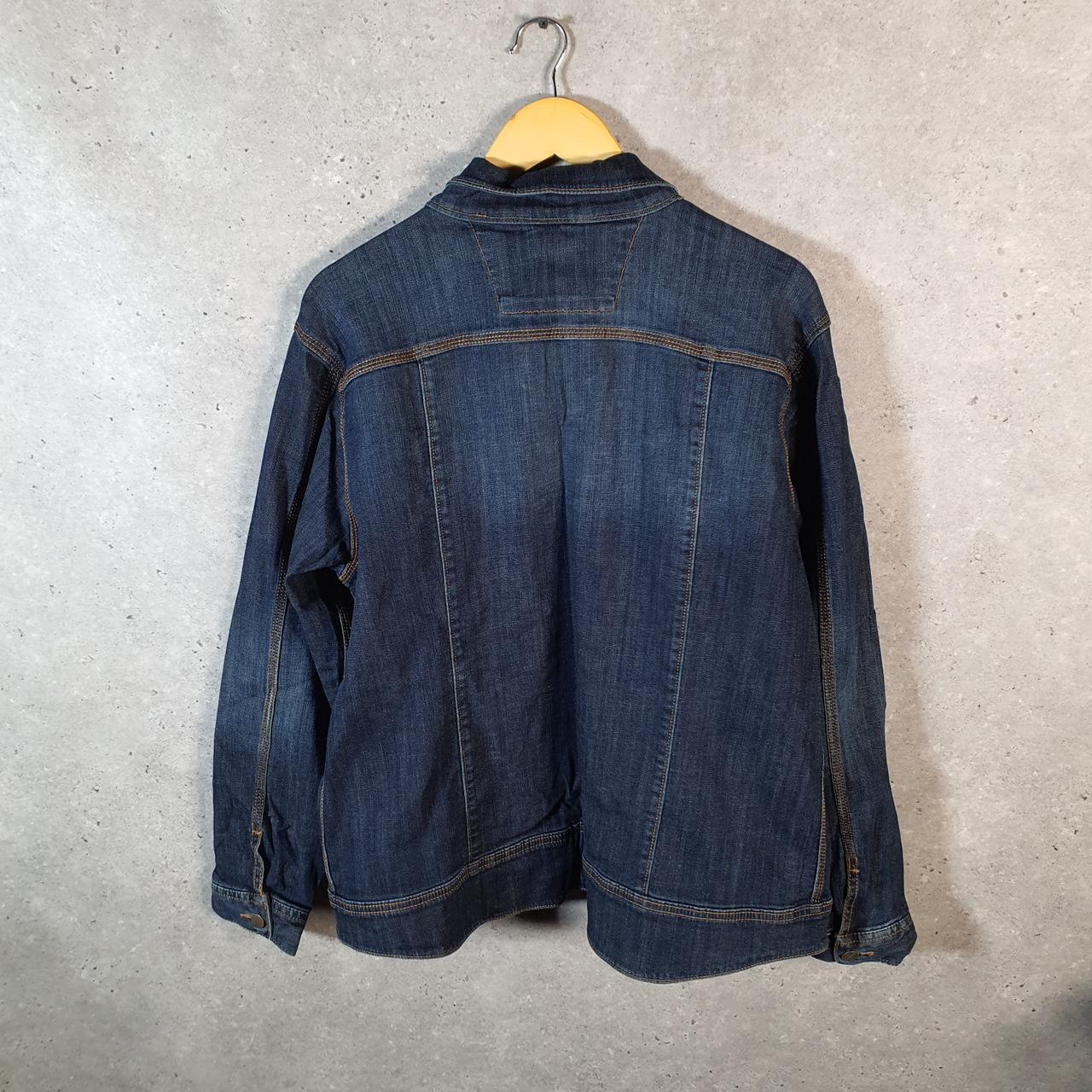 Vintage Carhartt Brewster Dark Wash Denim Jacket Womens XL Blue Workwear USA