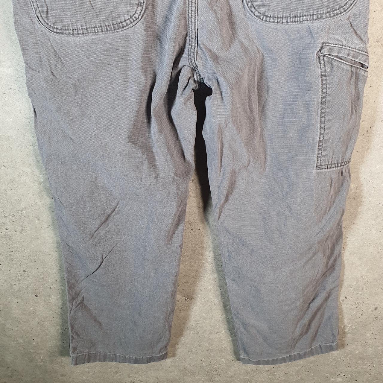 Vintage Carhartt Carpenter Trousers Mens W36 L26 Grey Relaxed Fit Workwear USA