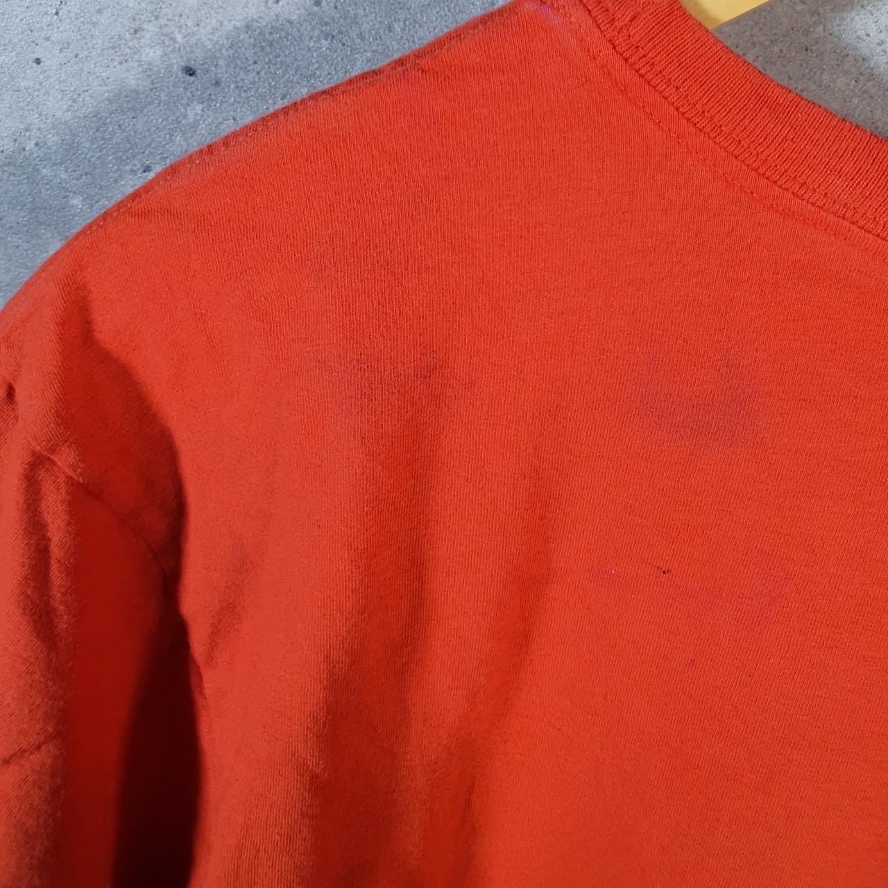 Vintage Nike Houston MLB Graphic Spellout T Shirt Men’s Large Orange Swoosh Athletic