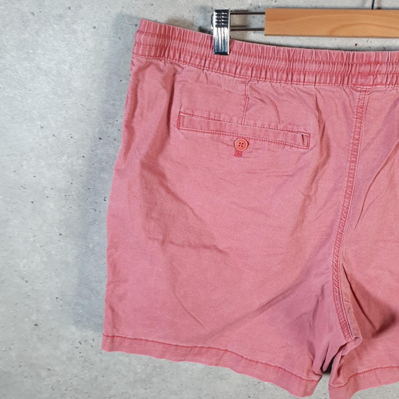 Vintage Izod Shorts Jorts Cargo Womens 2XL Pink Chino Pockets Baggy Cotton
