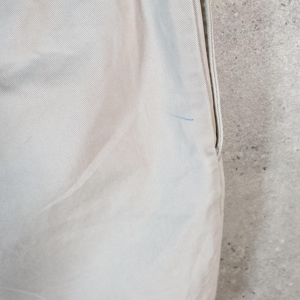 Vintage Ralph Lauren Polo Shorts Jorts Chino Cargo Men’s W36 Beige Baggy Cotton