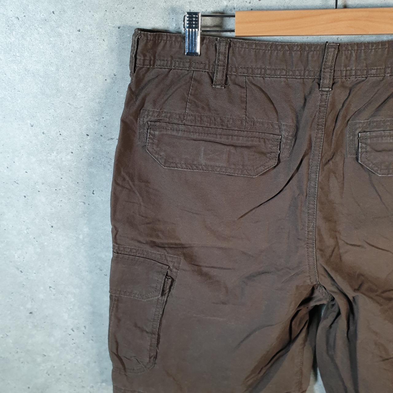 Vintage Izod Golf Chino Shorts Jorts Cargo Men’s W38 Brown Baggy Cotton