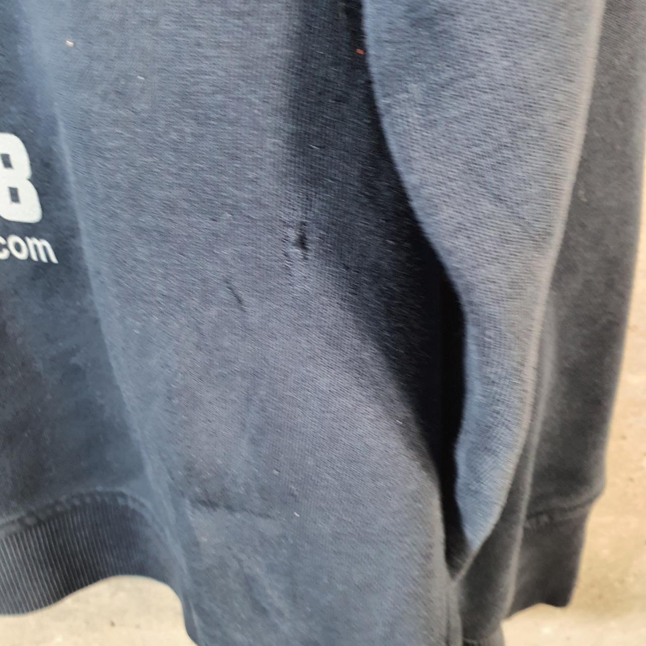 Vintage Carhartt Hoodie Womens 2XL Navy Blue Pullover Blank USA Relaxed Fit