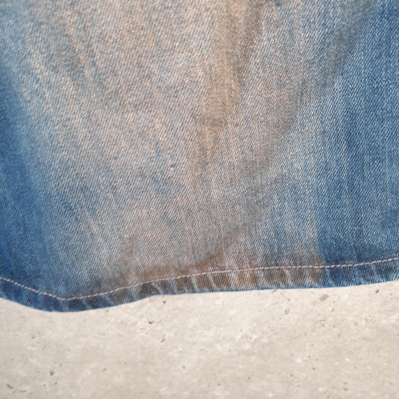 Vintage American Baggy Y2K Hip Hop Jeans Shorts Jorts Mens W42 Blue Denim USA Big Fish Vintage