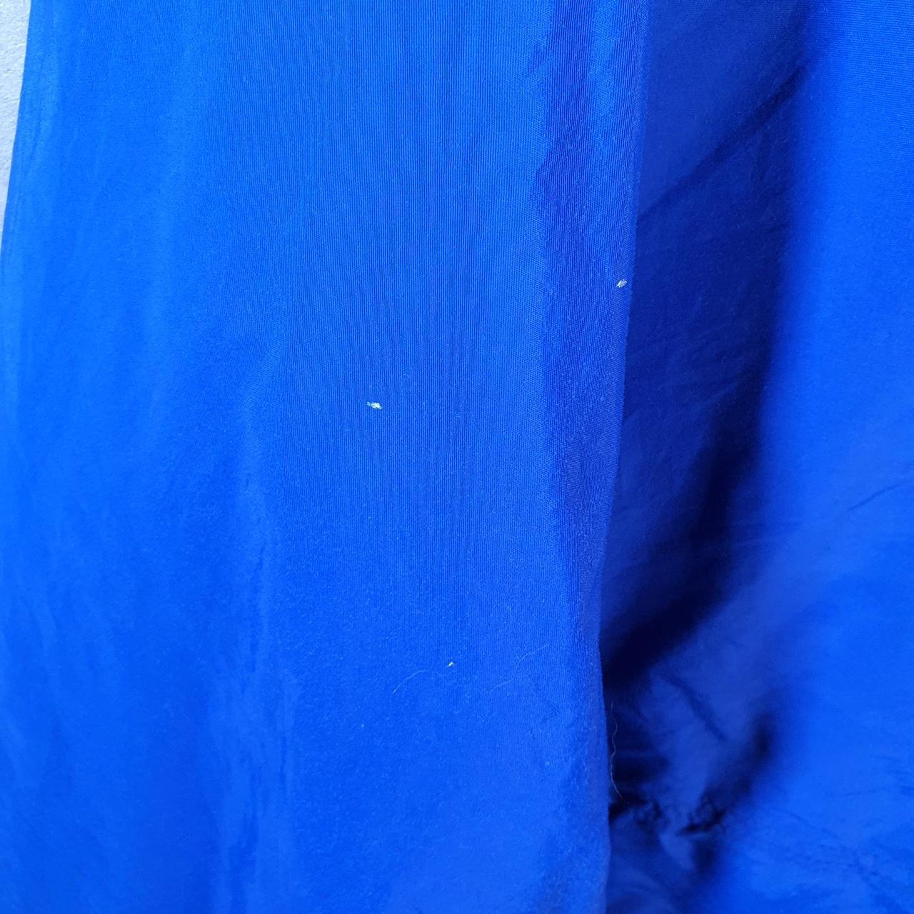 Vintage L.L. Bean Made In USA Outdoors Nylon Jacket Mens Large 1/4 Zip Blue Waterproof