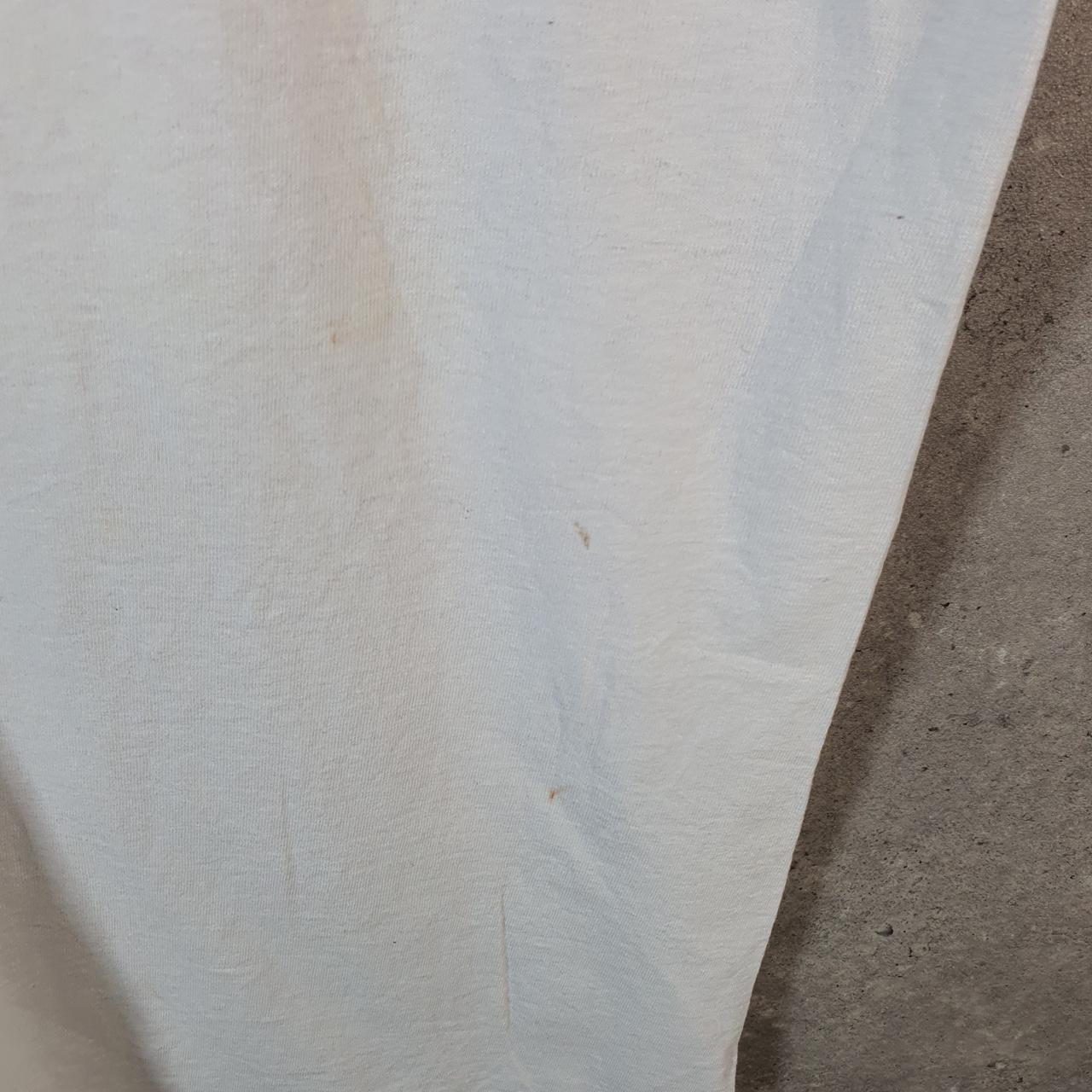 Vintage Champion Historically Black Logo T Shirt Mens Small White USA Athletic