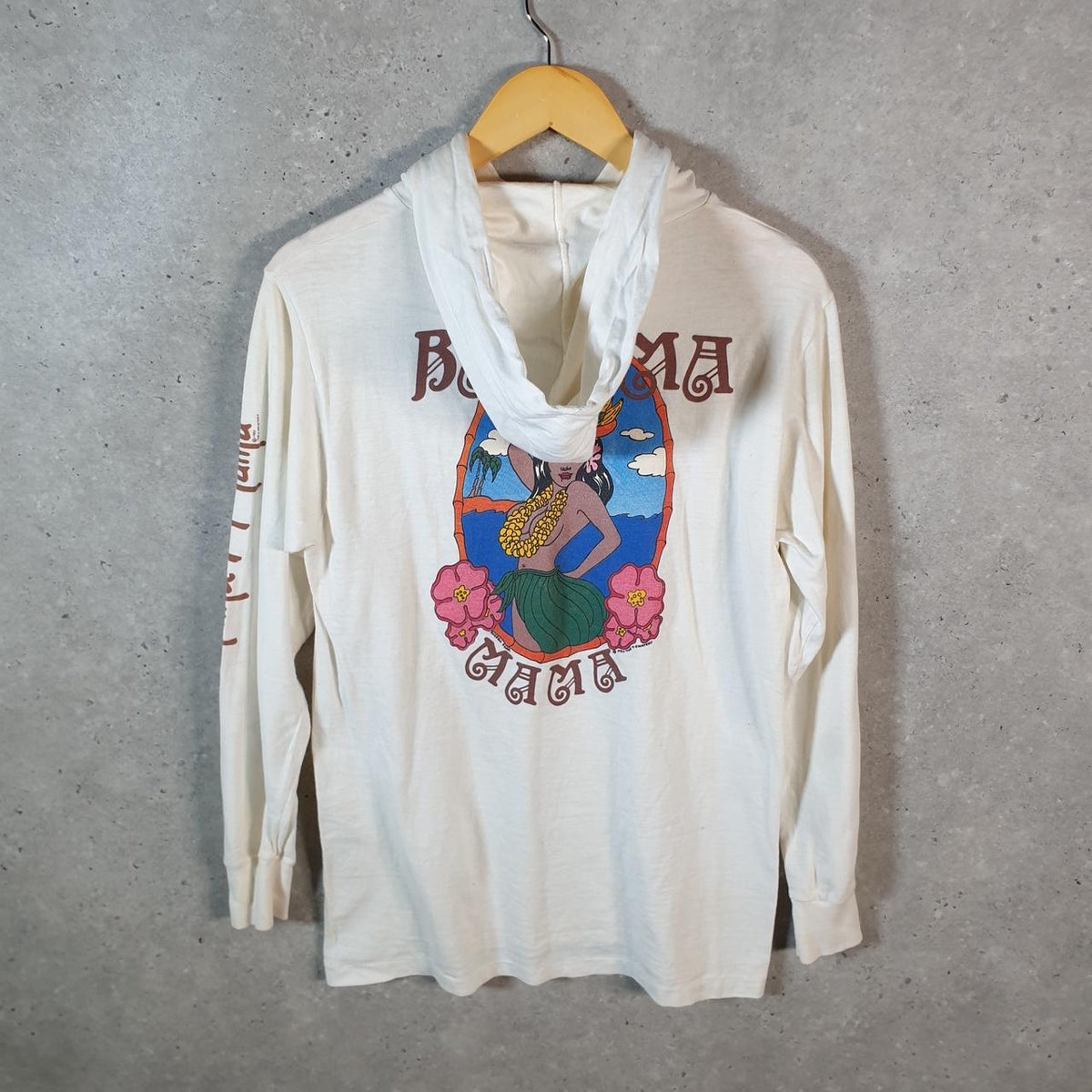 Vintage East Coast Designs Bahama Mama 1983 USA Single Stitch T Shirt Men’s Small White