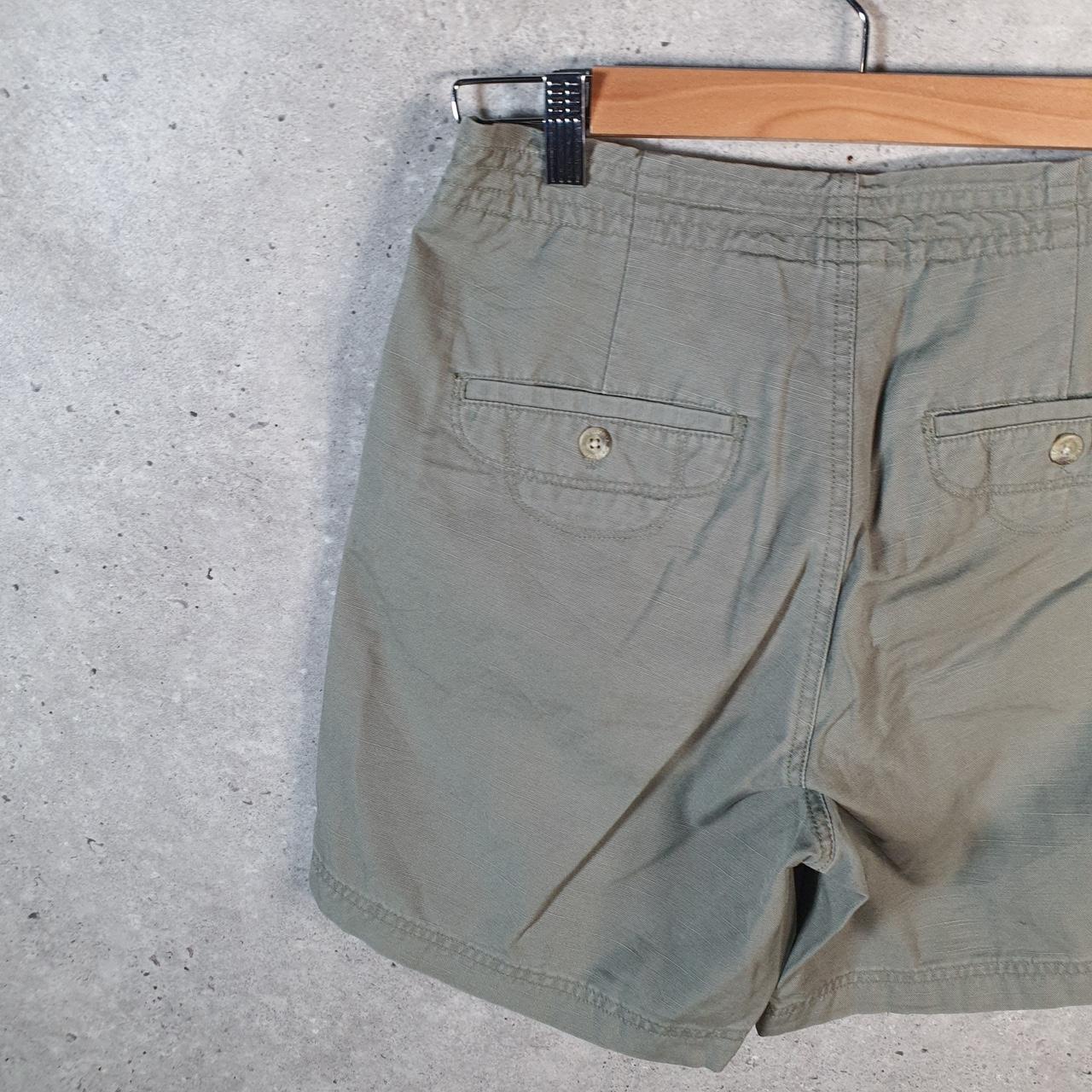 Vintage Columbia Cargo Shorts Womens UK10 Khaki Green Athletic Hiking