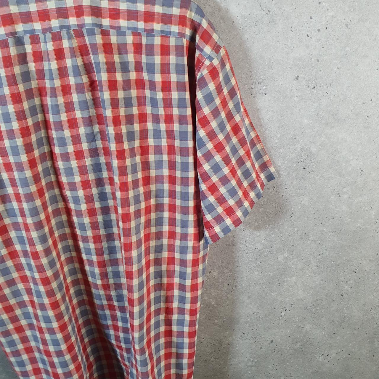 Vintage Ralph Lauren Button Down Shirt Men’s XL Red Checkered Classic USA Pony