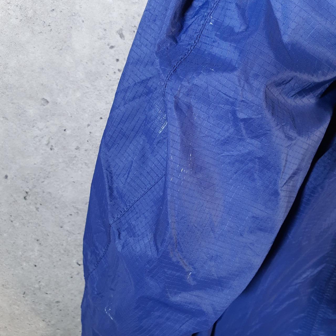 Vintage L.L. Bean Outdoors Nylon Jacket Mens 2XL Blue Waterproof Hooded