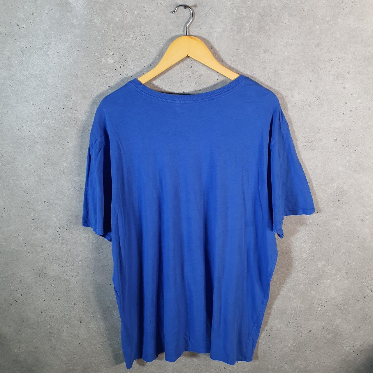 Vintage Nike FC Barcelona FCB Laugrana T Shirt Men’s 2XL Blue Logo Swoosh Athletic