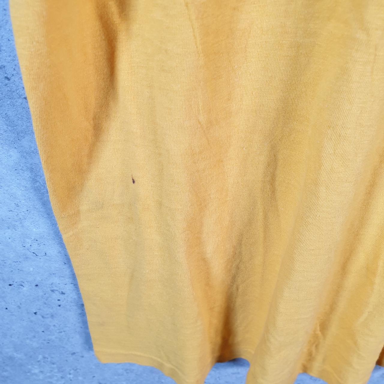 Vintage Hanes Beef Nautilus Graphic 90s USA Single Stitch T Shirt Men’s Small Yellow