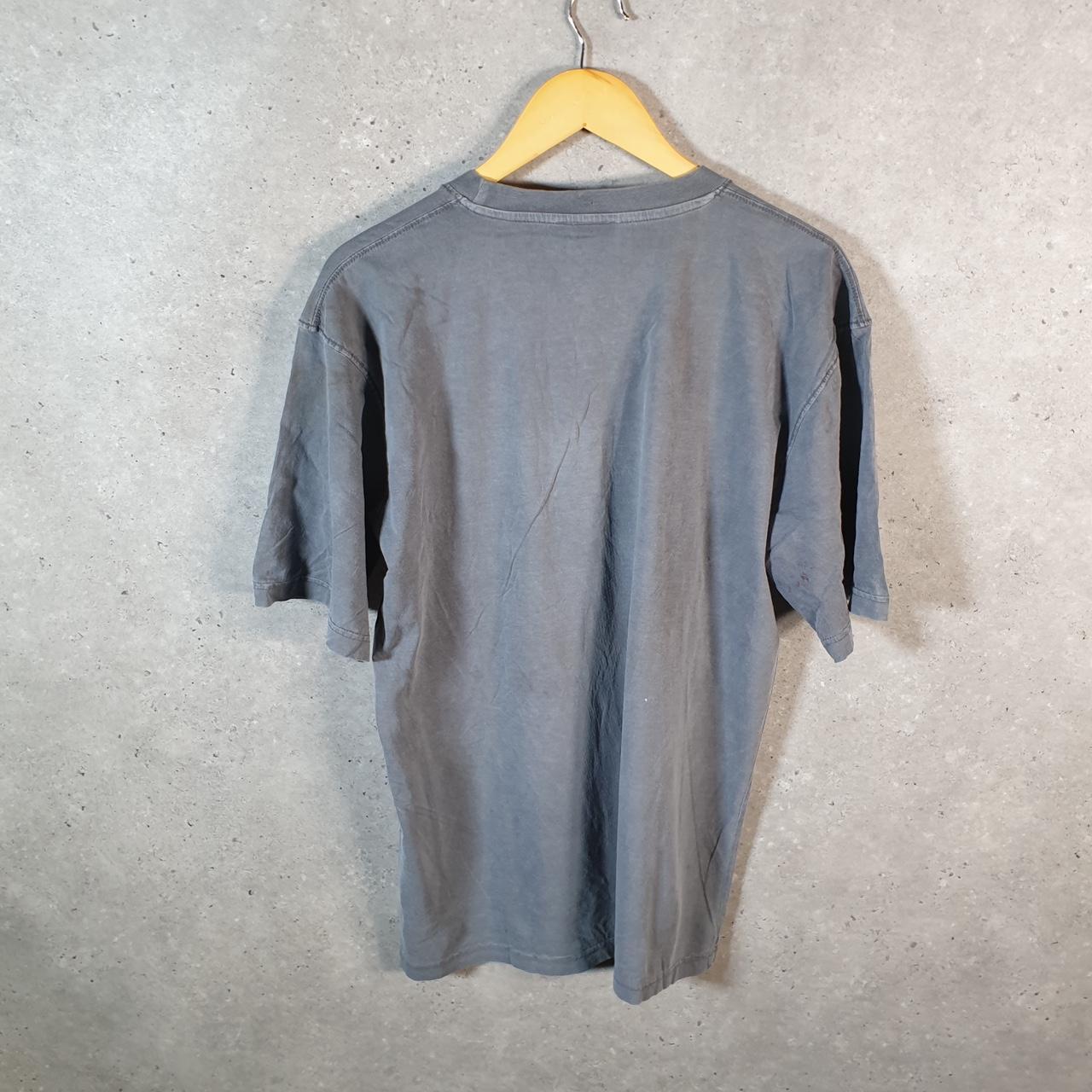 african Nature Company Rhino Animals T Shirt Mens Small Grey USA