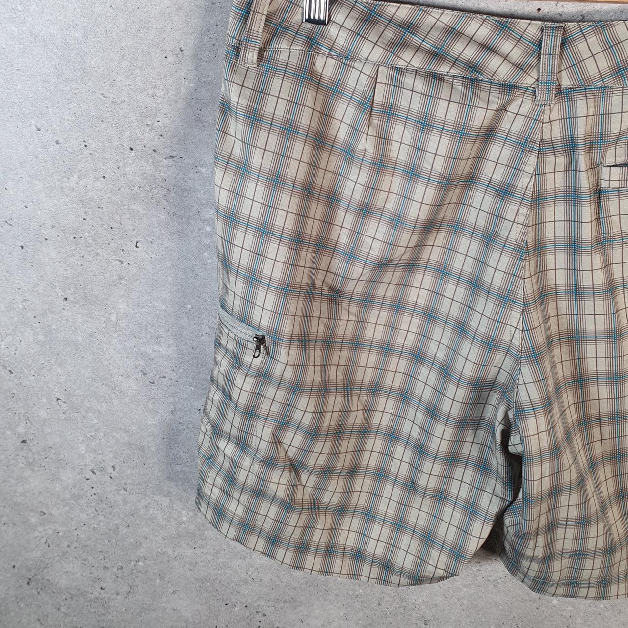 Vintage The North Face TNF Shorts Jorts Chino Cargo Men’s W34 Checkered Baggy Cotton