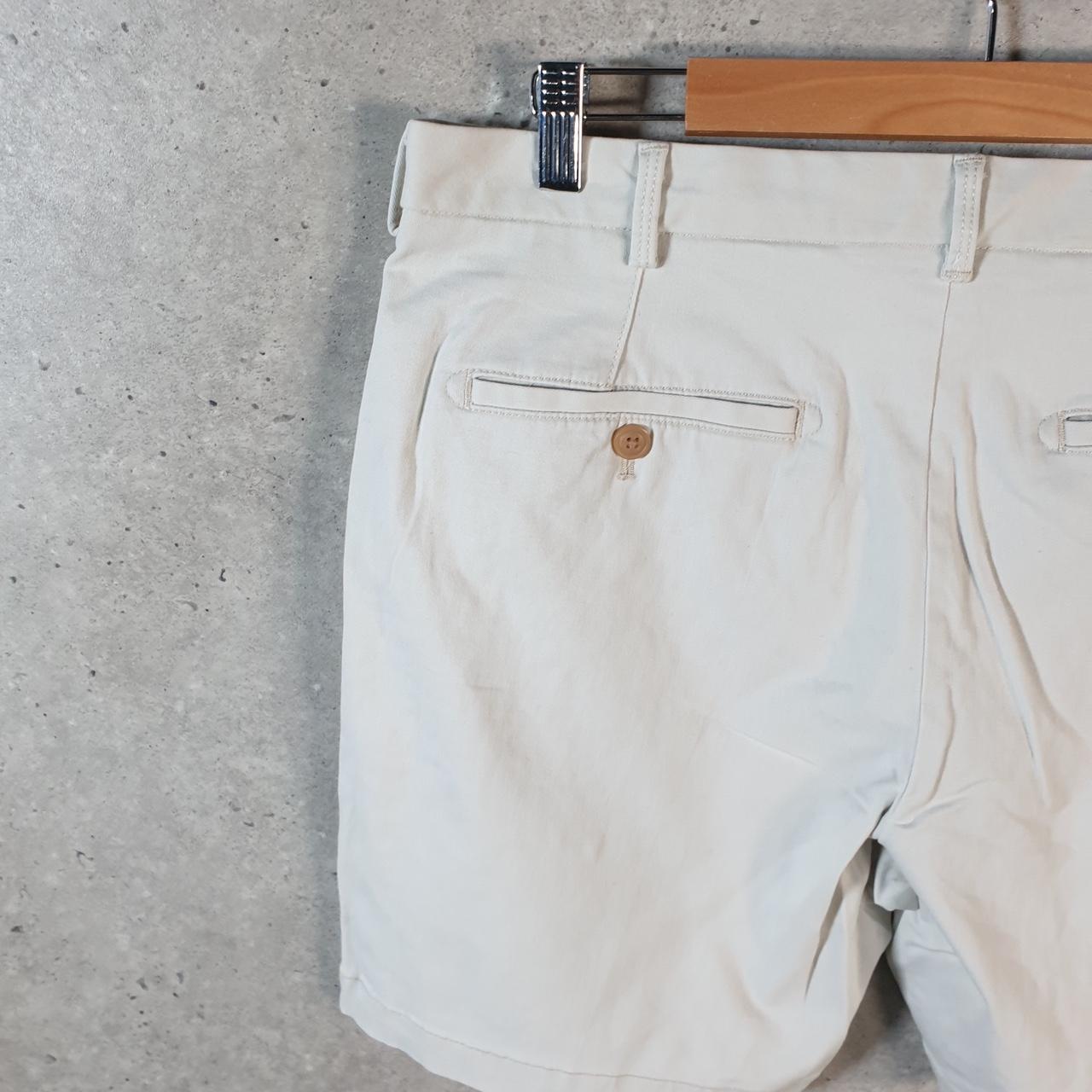 Vintage Izod Golf Chino Shorts Jorts Cargo Men’s W34 White Baggy Cotton