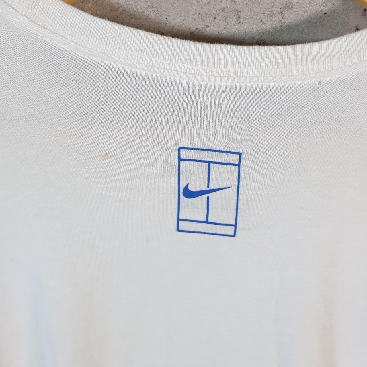 Vintage Nike Steal The Show Dri Fit Spellout T Shirt Men’s Large White Logo Swoosh Athletic