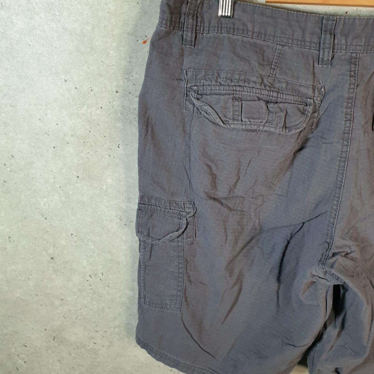 Vintage Ecko Unltd. Chino Shorts Jorts Cargo Mens W38 Grey Baggy Cotton