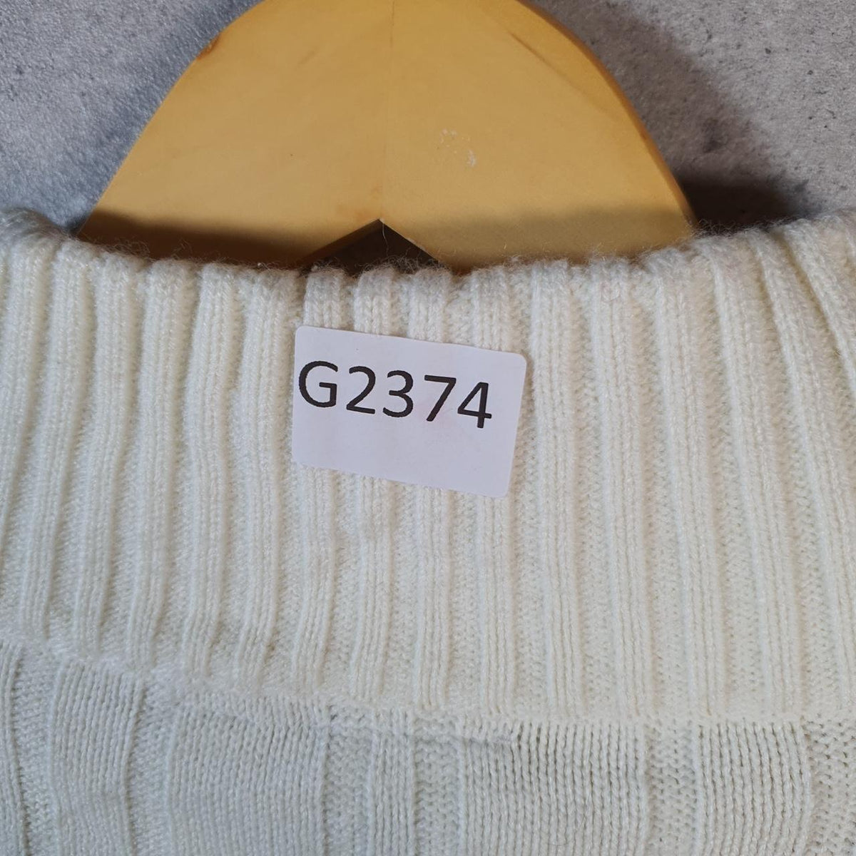 Vintage SouthPole Y2K Spellout Knit Sweater Jumper Mens Large Cream Pullover Hip Hop
